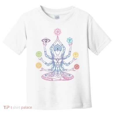 Yoga Namaste Graphic Design Toddler T-Shirt