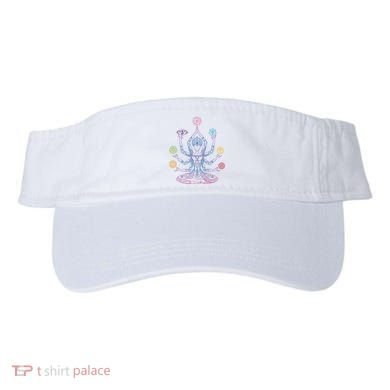 Yoga Namaste Graphic Design Visor