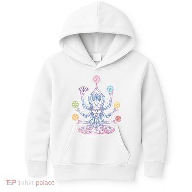 Yoga Namaste Graphic Design Kids Hoodie