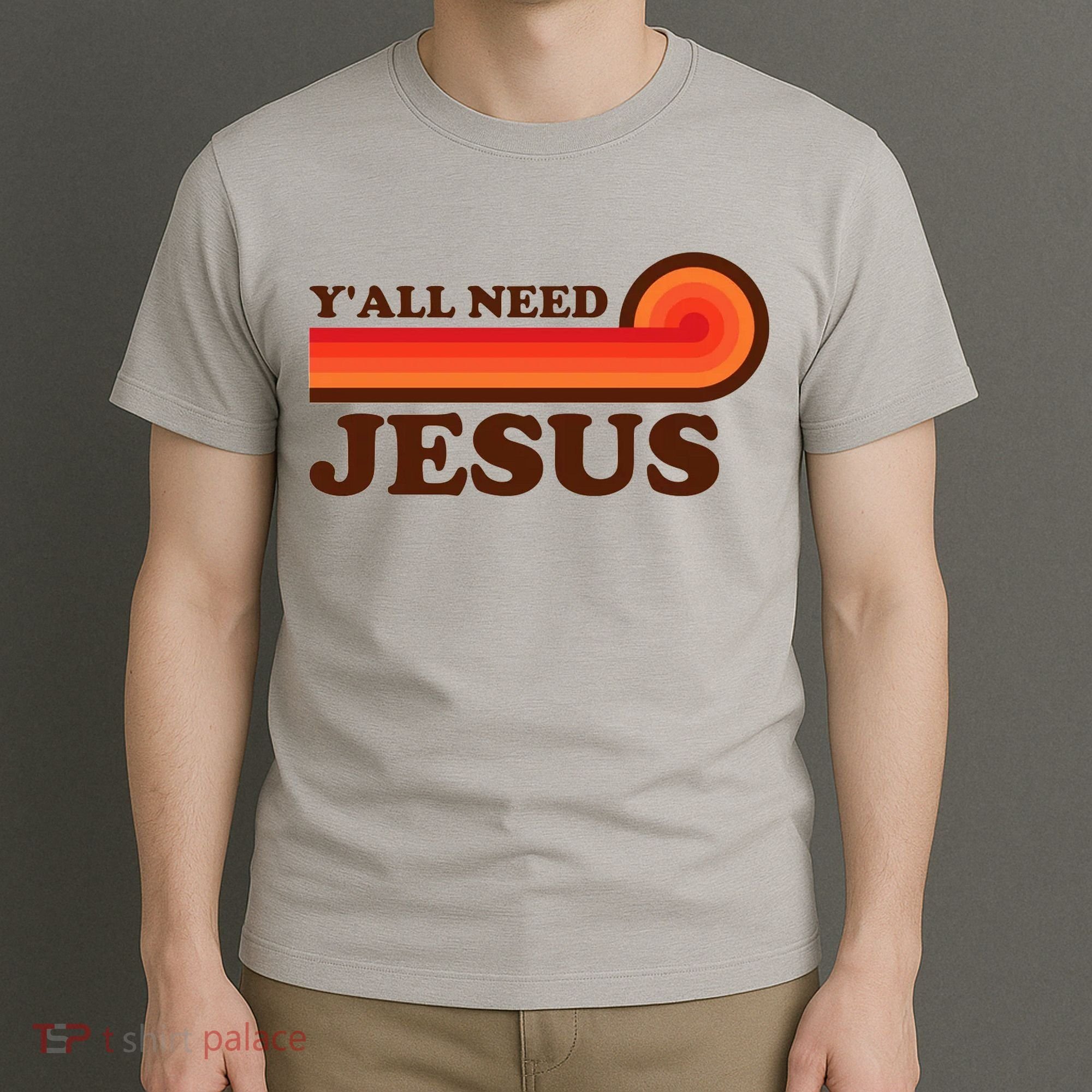 Yall Need Jesus Retro T-Shirt