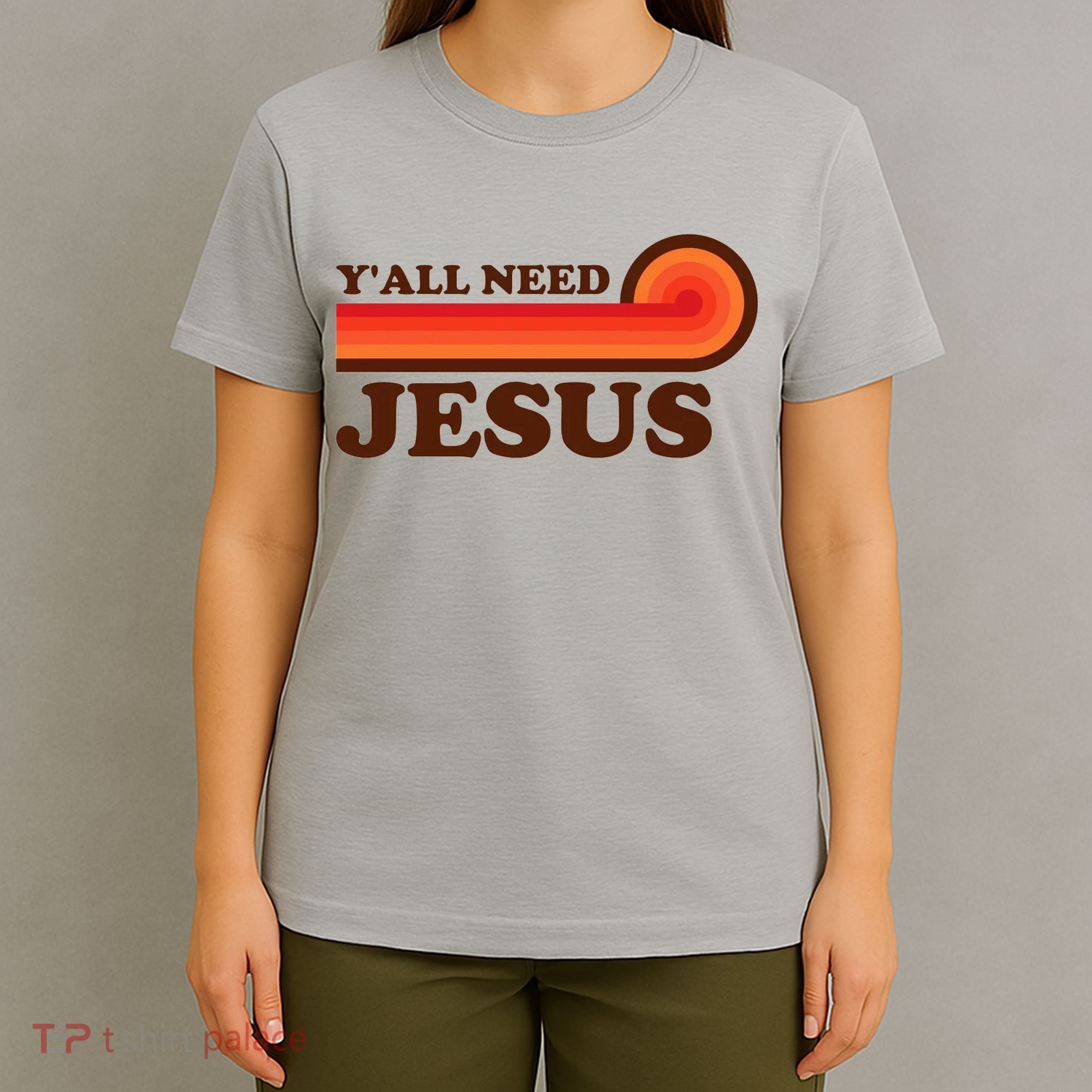 Yall Need Jesus Retro T-Shirt