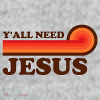Yall Need Jesus Retro Pajama Set thumb 2