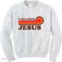 Yall Need Jesus Retro Kids Sweatshirt thumb 0