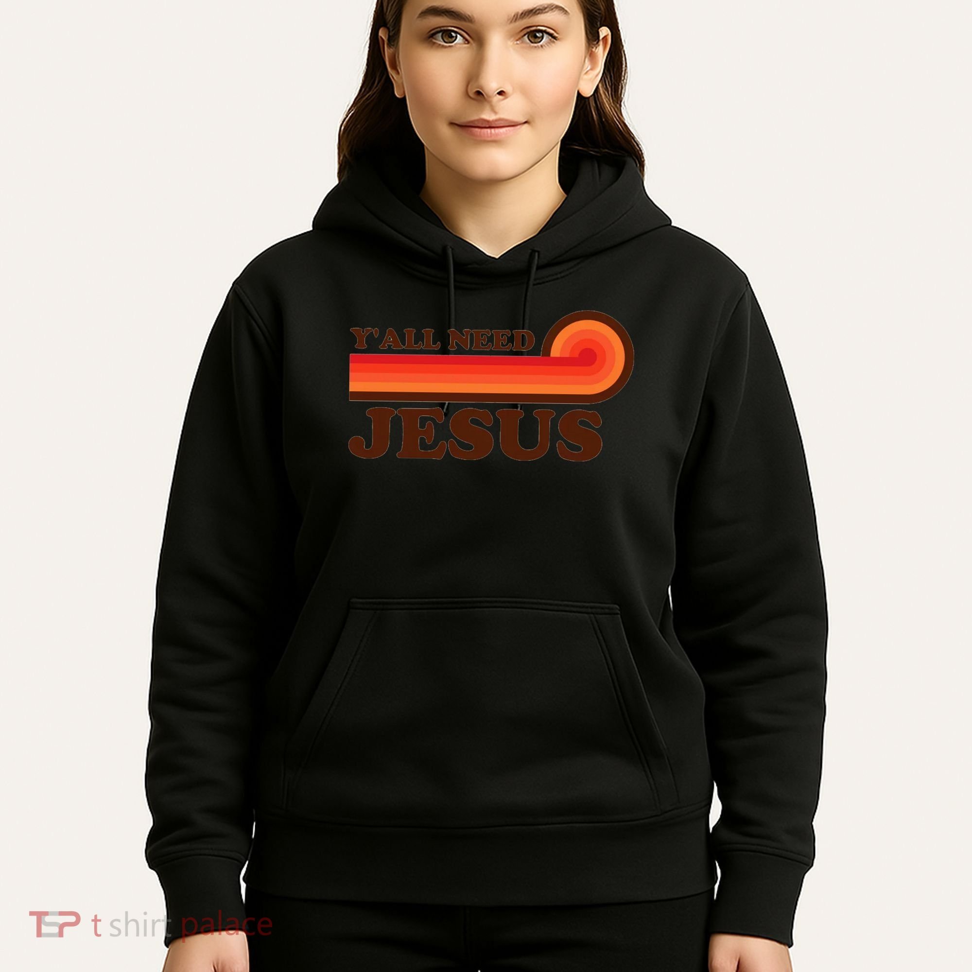 Yall Need Jesus Retro Hoodie