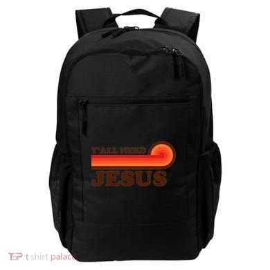 Yall Need Jesus Retro Backpack