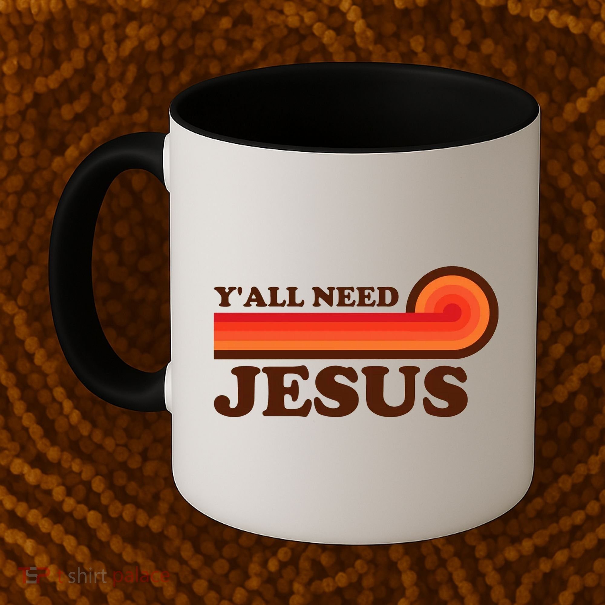 Yall Need Jesus Retro Coffee Mug