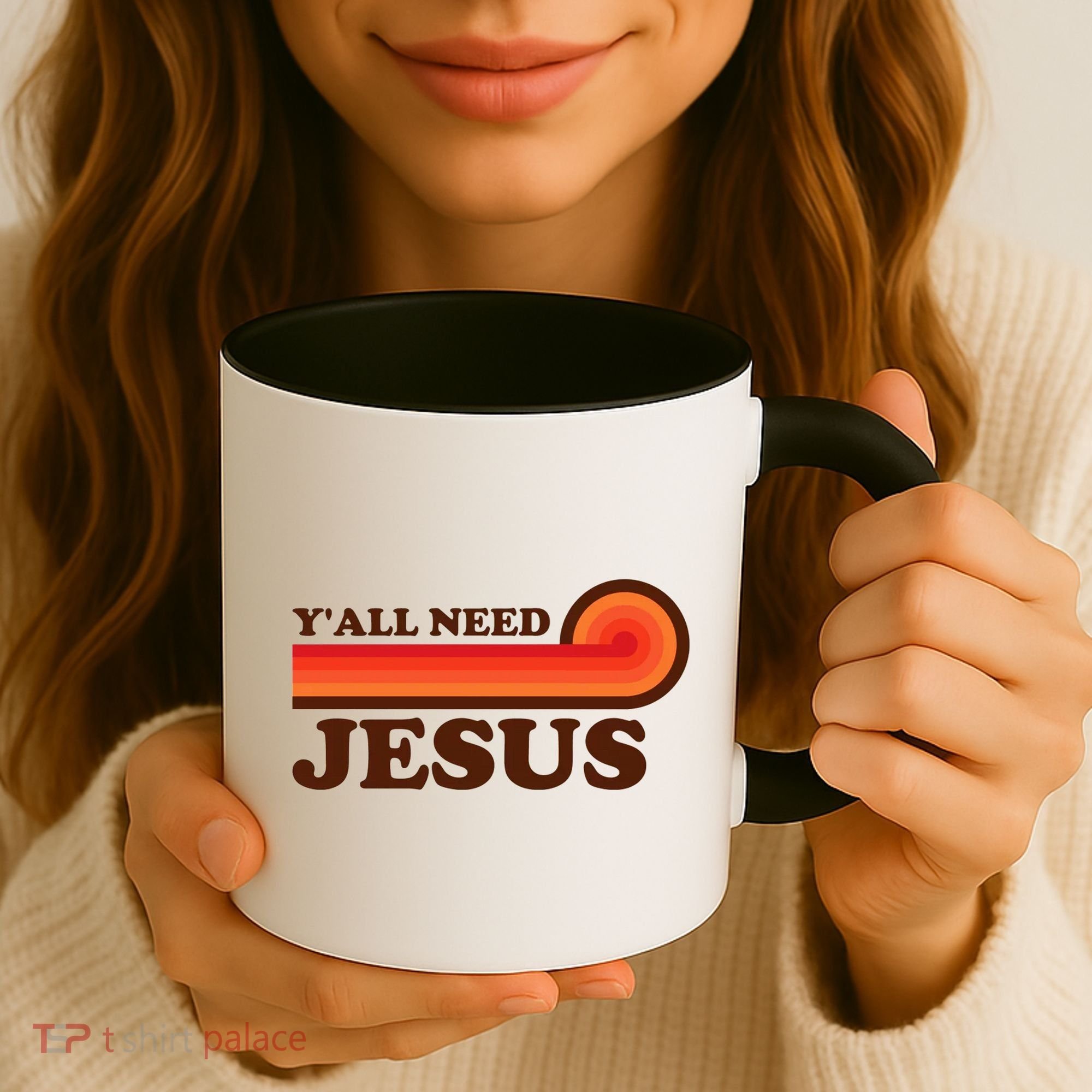 Yall Need Jesus Retro Coffee Mug