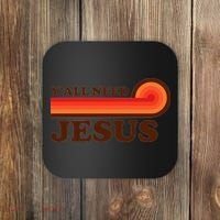Yall Need Jesus Retro Coaster thumb 0