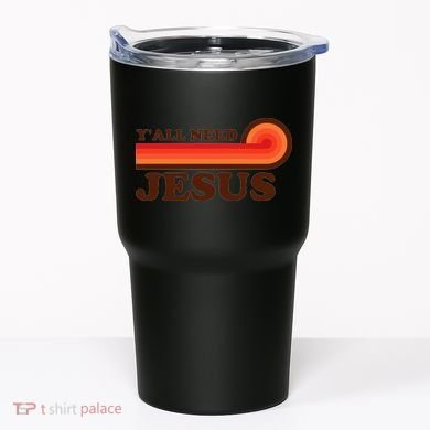 Yall Need Jesus Retro Tumbler