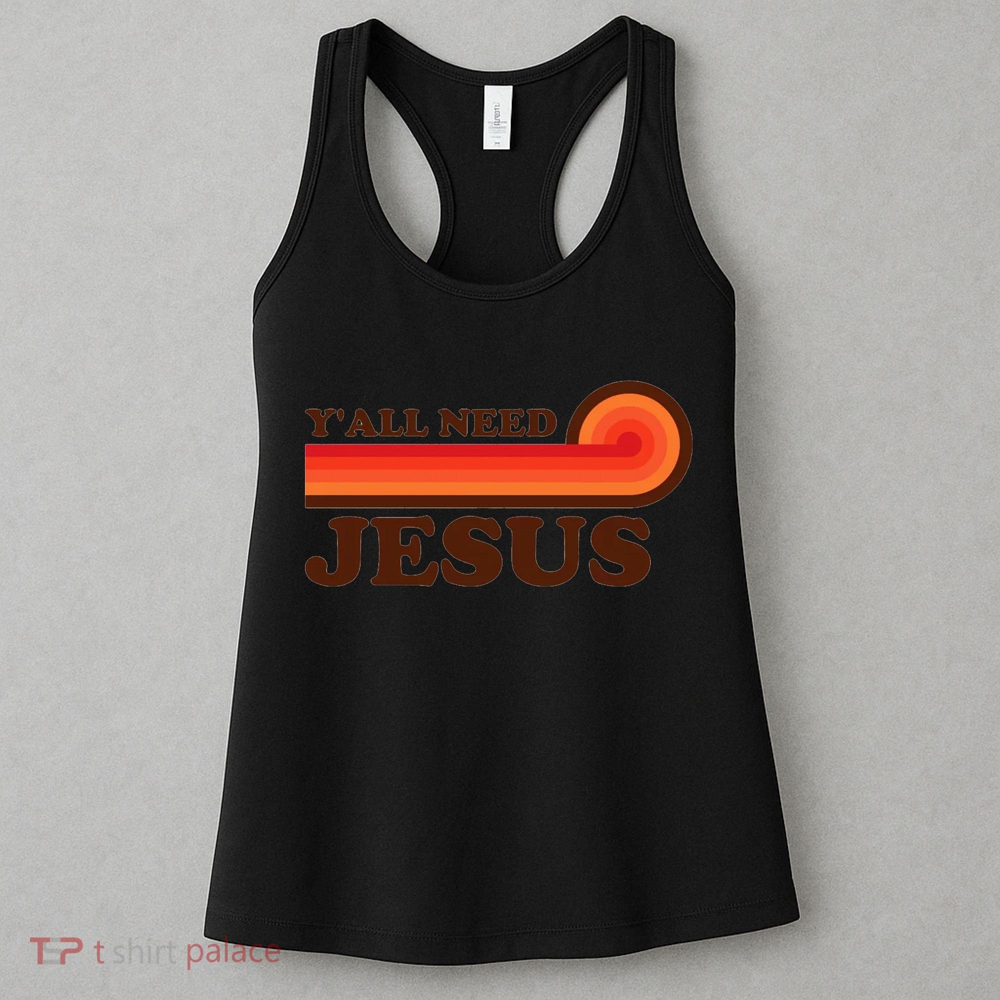 Yall Need Jesus Retro Women's Tank Top