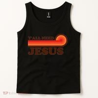 Yall Need Jesus Retro Tank Top thumb 2