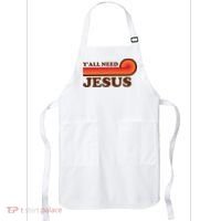 Y'all Need Jesus Retro Apron thumb 0