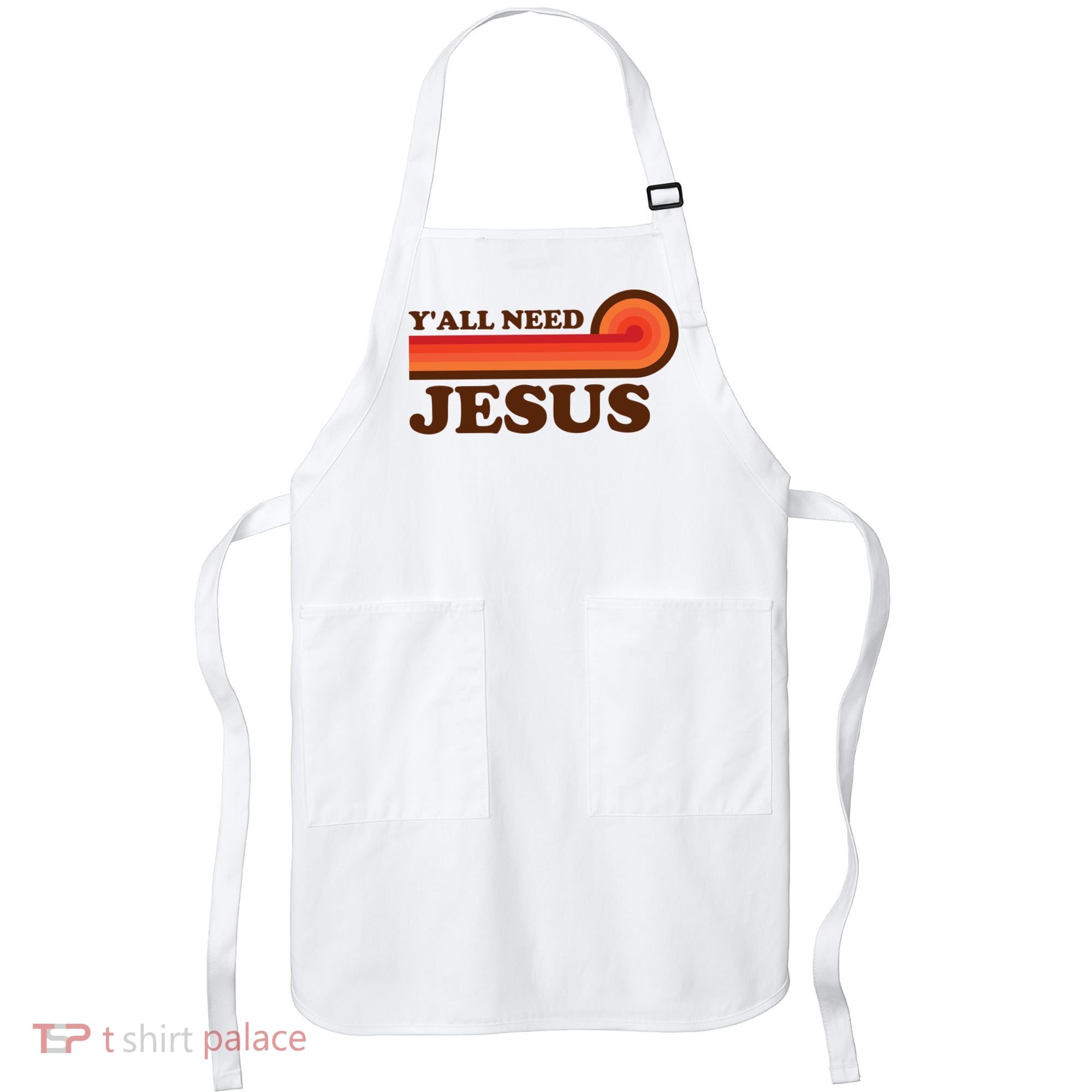 Y'all Need Jesus Retro Apron
