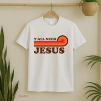 Y'all Need Jesus Retro T-Shirt thumb 2