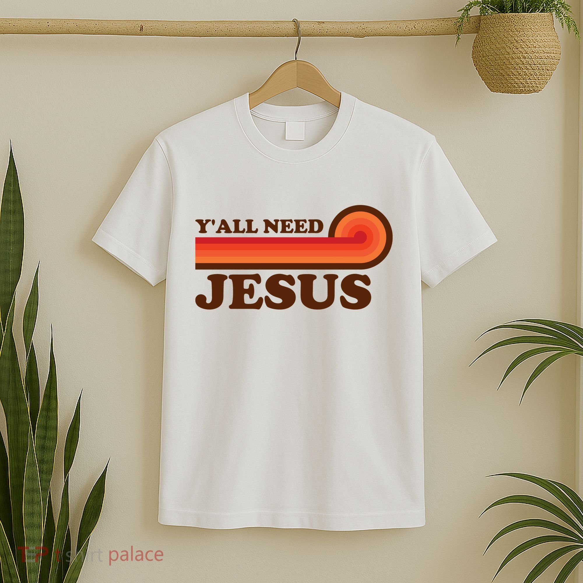 Y'all Need Jesus Retro T-Shirt