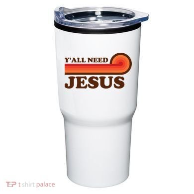 Y'all Need Jesus Retro Tumbler