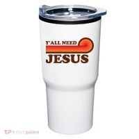 Y'all Need Jesus Retro Tumbler thumb 0