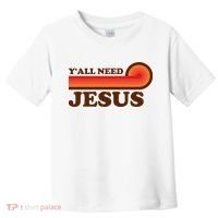 Y'all Need Jesus Retro Toddler T-Shirt thumb 0