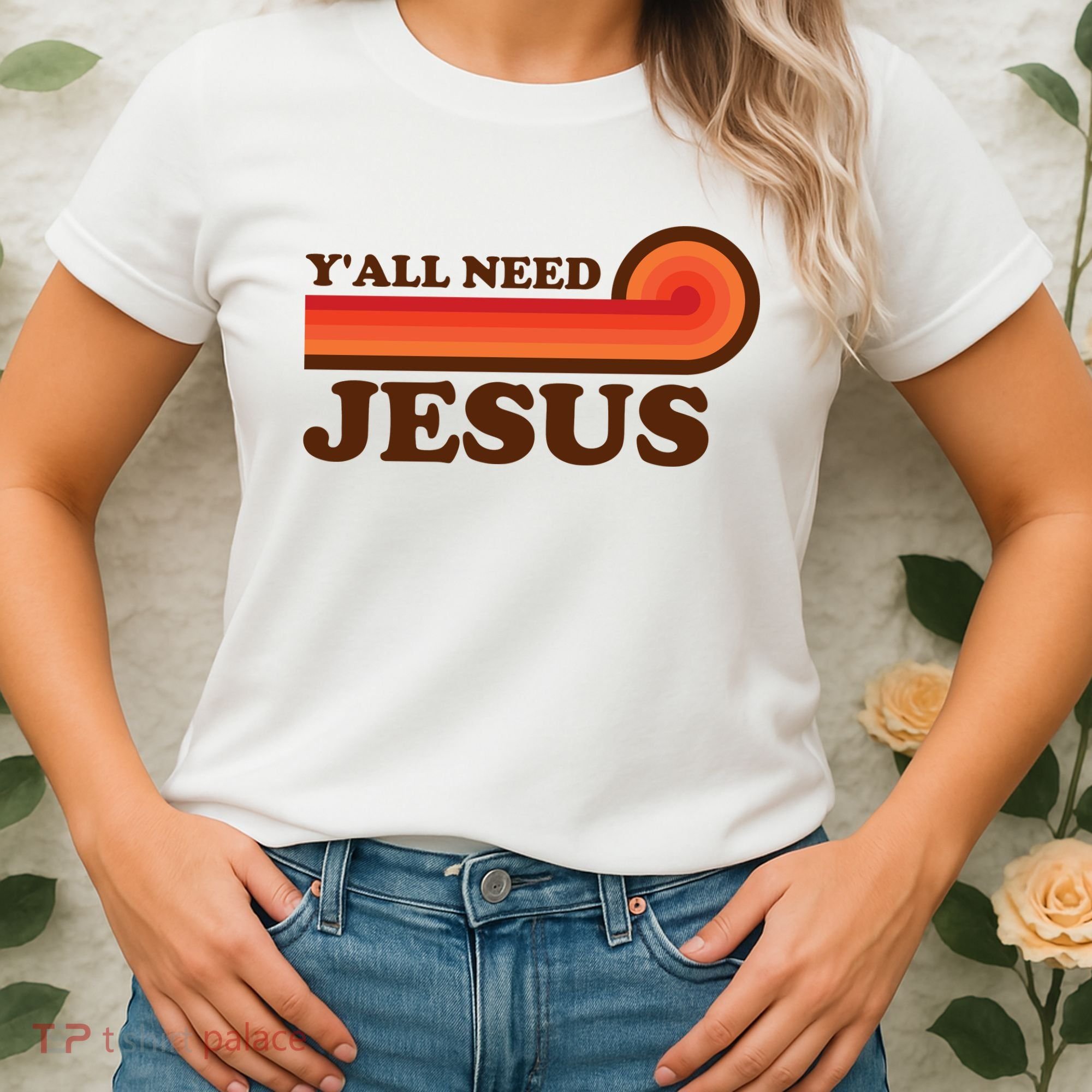 Y'all Need Jesus Retro Women's T-Shirt