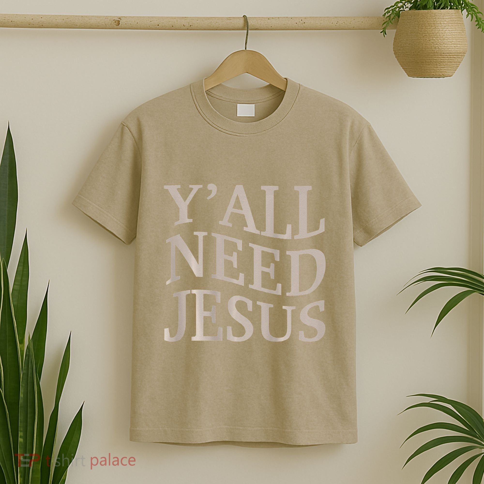 Yall Need Jesus Funny Christian Teen Girl Blessed Mama God T-Shirt