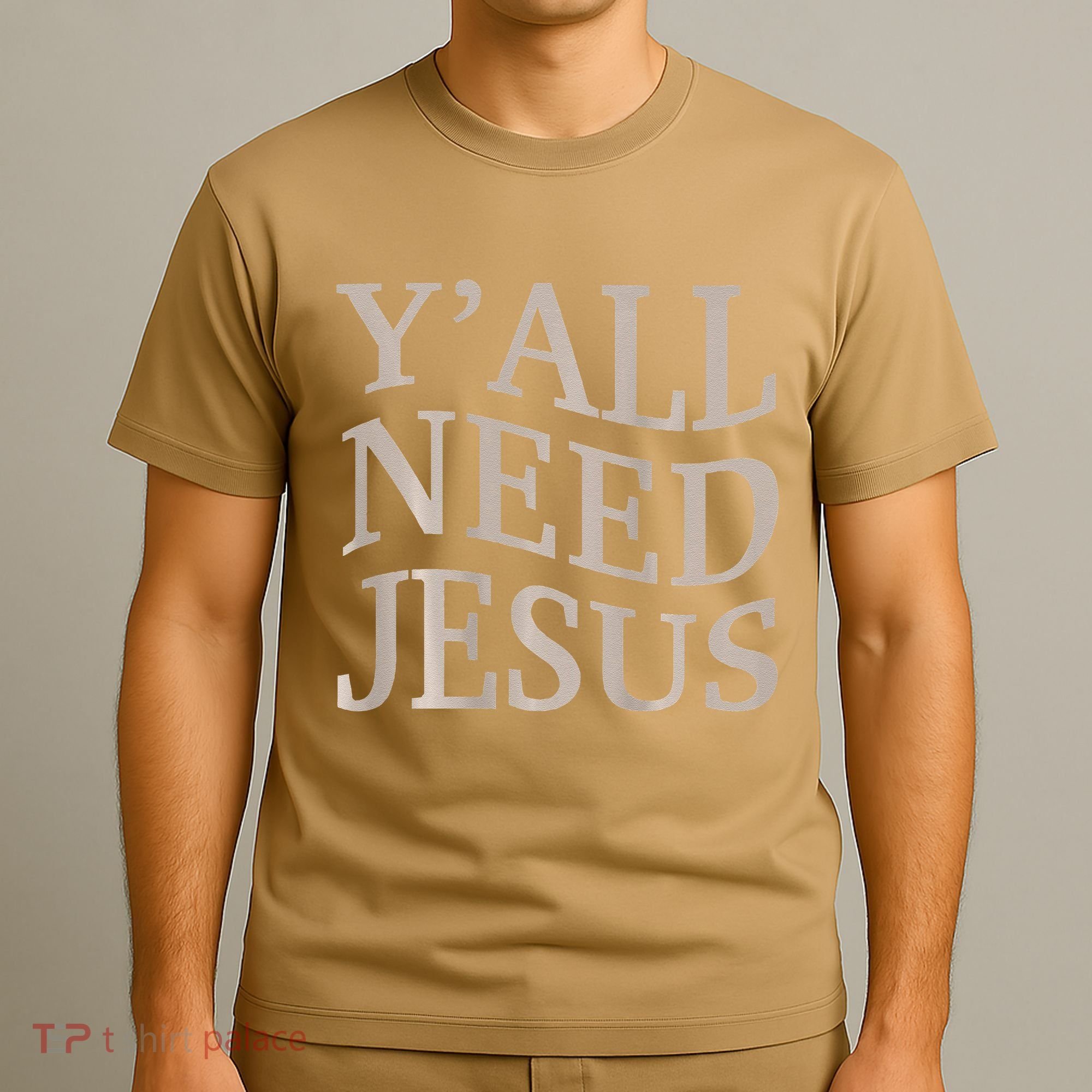 Yall Need Jesus Funny Christian Teen Girl Blessed Mama God T-Shirt