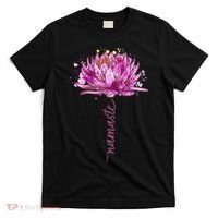 Yoga Namaste Lotus Flower Yoga WaterLily Yoga T-Shirt thumb 0