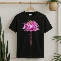 Yoga Namaste Lotus Flower Yoga WaterLily Yoga T-Shirt thumb 2
