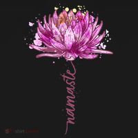 Yoga Namaste Lotus Flower Yoga WaterLily Yoga T-Shirt thumb 7