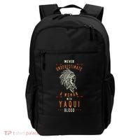 Yaqui Native Mexican Indian Woman Never Underestimate Backpack thumb 0