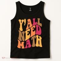 Yall Need Math Funny Teacher Gift Tank Top thumb 2