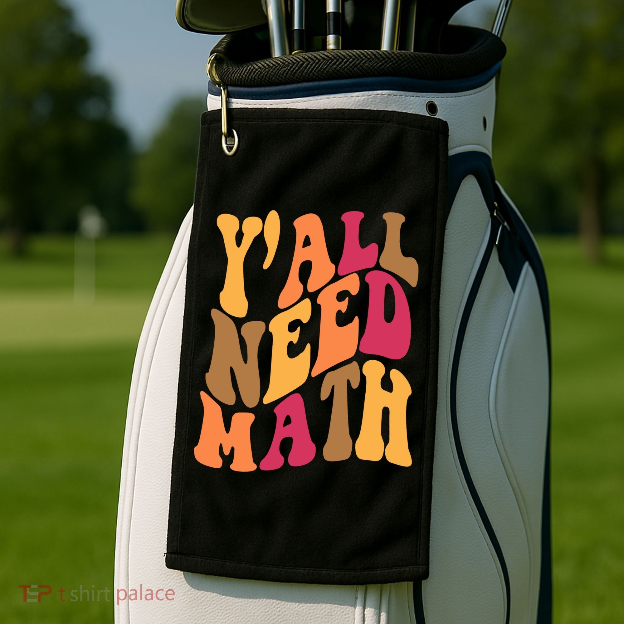 Yall Need Math Funny Teacher Gift Golf Towel