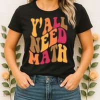 Yall Need Math Funny Teacher Gift Women's T-Shirt thumb 2