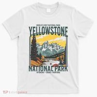 Yellowstone National Park Vintage Hiking T-Shirt thumb 0