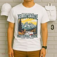Yellowstone National Park Vintage Hiking T-Shirt thumb 6