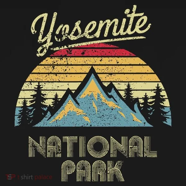 Yosemite National Park Mountain Button