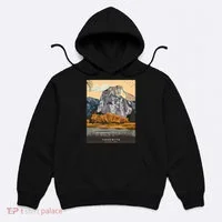 Yosemite National Park Retro Hoodie thumb 0