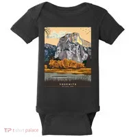 Yosemite National Park Retro Baby Bodysuit thumb 0