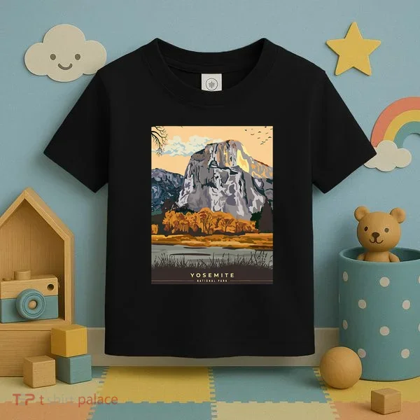 Yosemite National Park Retro Toddler T-Shirt