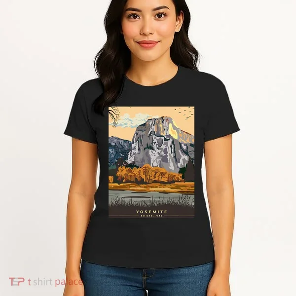 Yosemite National Park Retro Women's T-Shirt