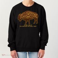 Yellowstone National Park EST 1872 Buffalo Logo Women's Sweatshirt thumb 0