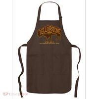 Yellowstone National Park EST 1872 Buffalo Logo Apron thumb 0