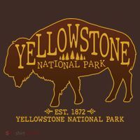 Yellowstone National Park EST 1872 Buffalo Logo T-Shirt thumb 7