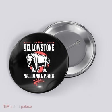 Yellowstone National Park Button