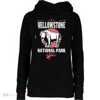 Yellowstone National Park Womens Funnel Neck Pullover Hood thumb 0