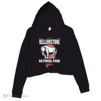 Yellowstone National Park Crop Fleece Hoodie thumb 0