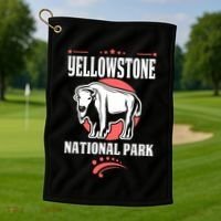 Yellowstone National Park Golf Towel thumb 1