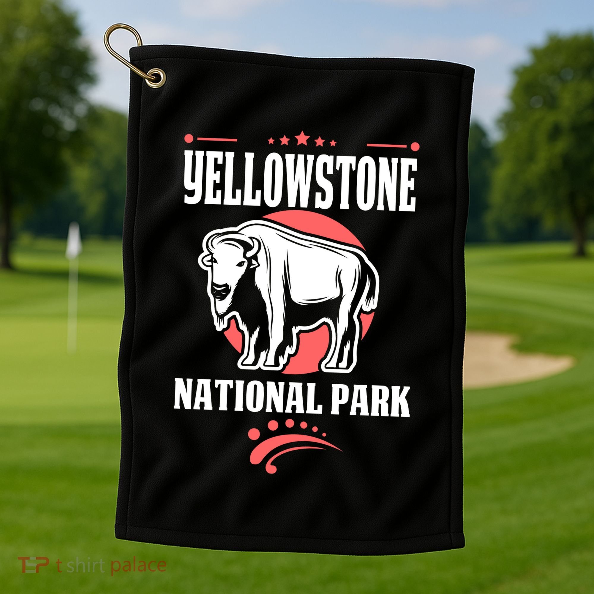 Yellowstone National Park Golf Towel