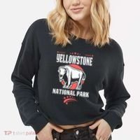 Yellowstone National Park Cropped Pullover Crew thumb 2
