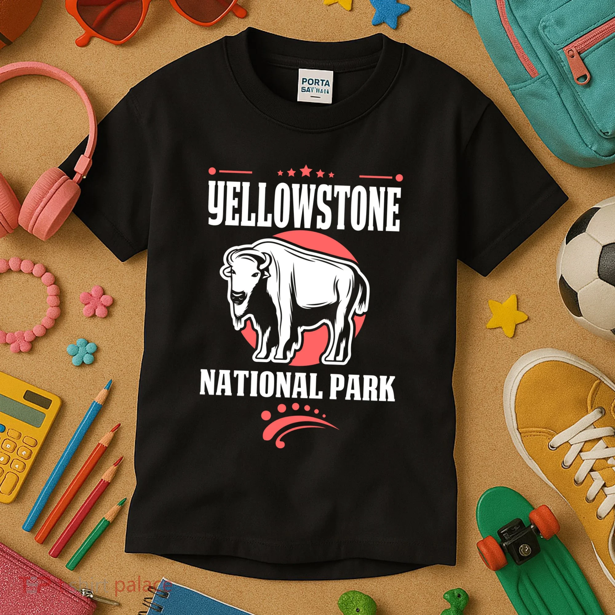 Yellowstone National Park Kids T-Shirt