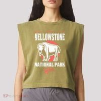 Yellowstone National Park Garment-Dyed Women's Muscle Tee thumb 2